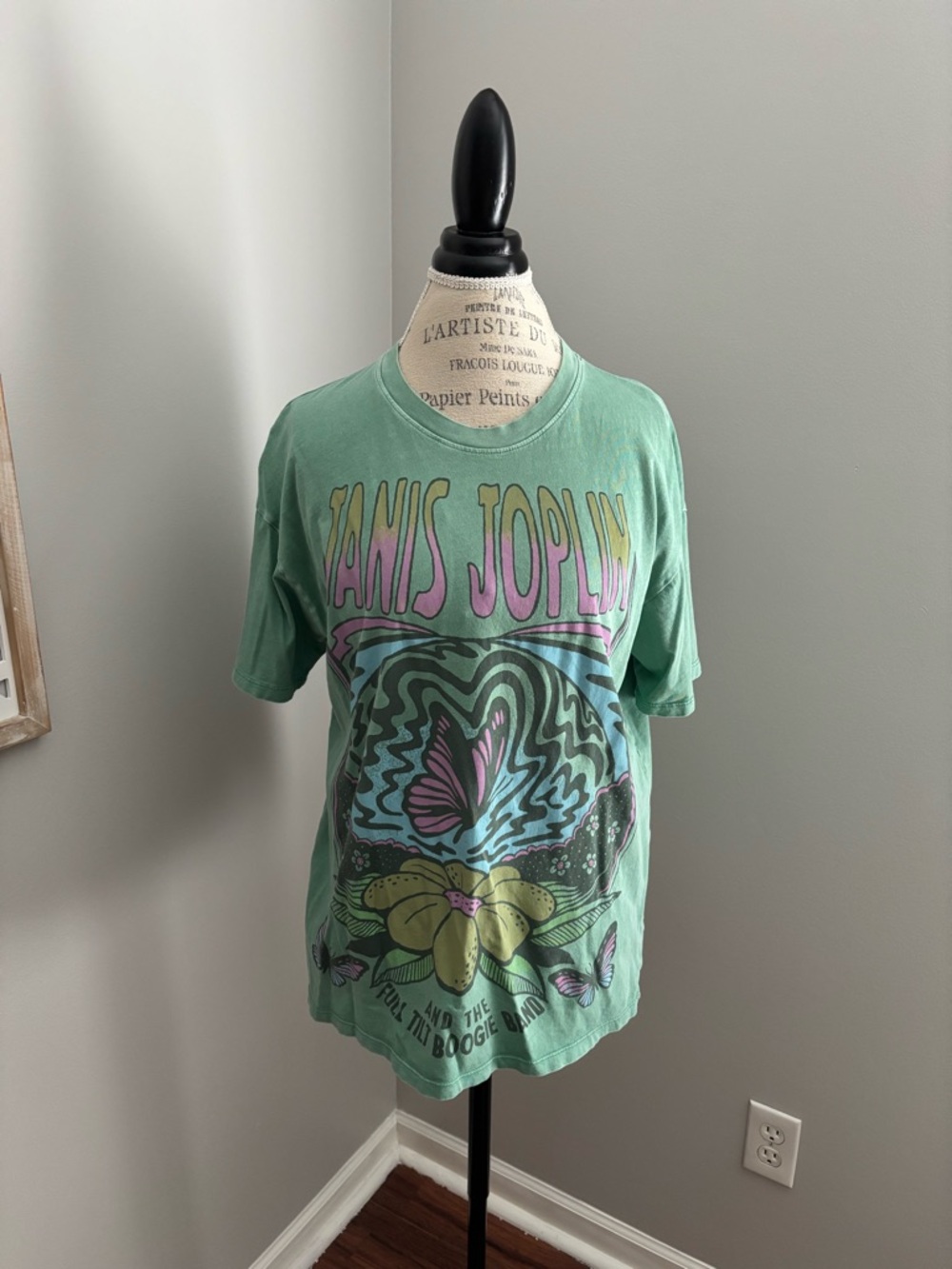 💚 GUC AE Oversized Janis Joplin Graphic T-Shirt